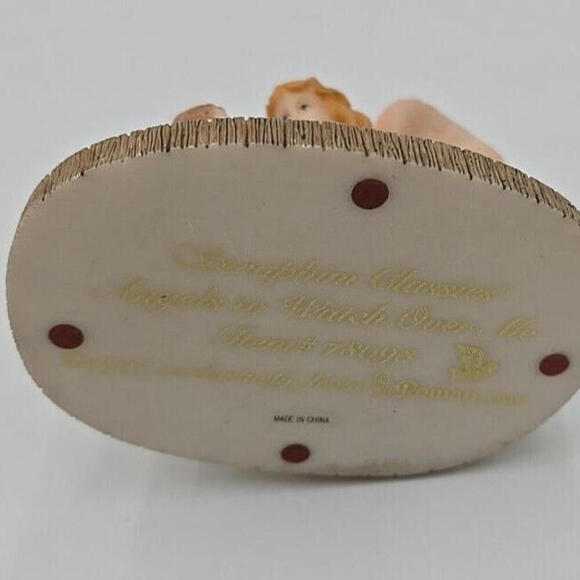 Seraphim Classics Angel Figurine Sculpture Roman 78093 Watch Over Me teddy - Picture 8 of 9